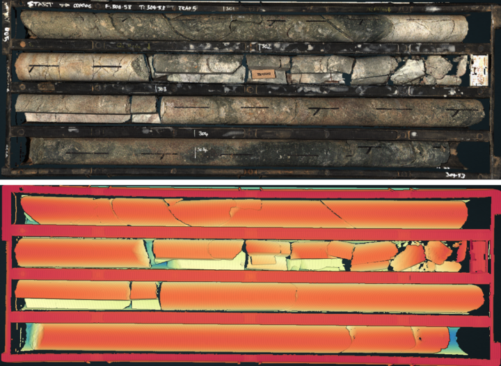 Detailed 3D core visualization